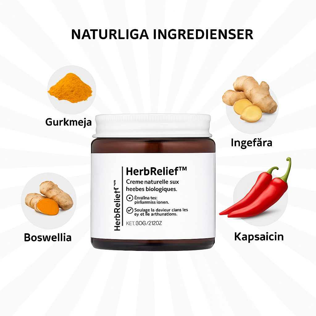 HerbRelief™ Crème pour l'Arthrite